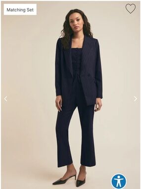 Favorite daughter Pinstripe Navy flare Pants